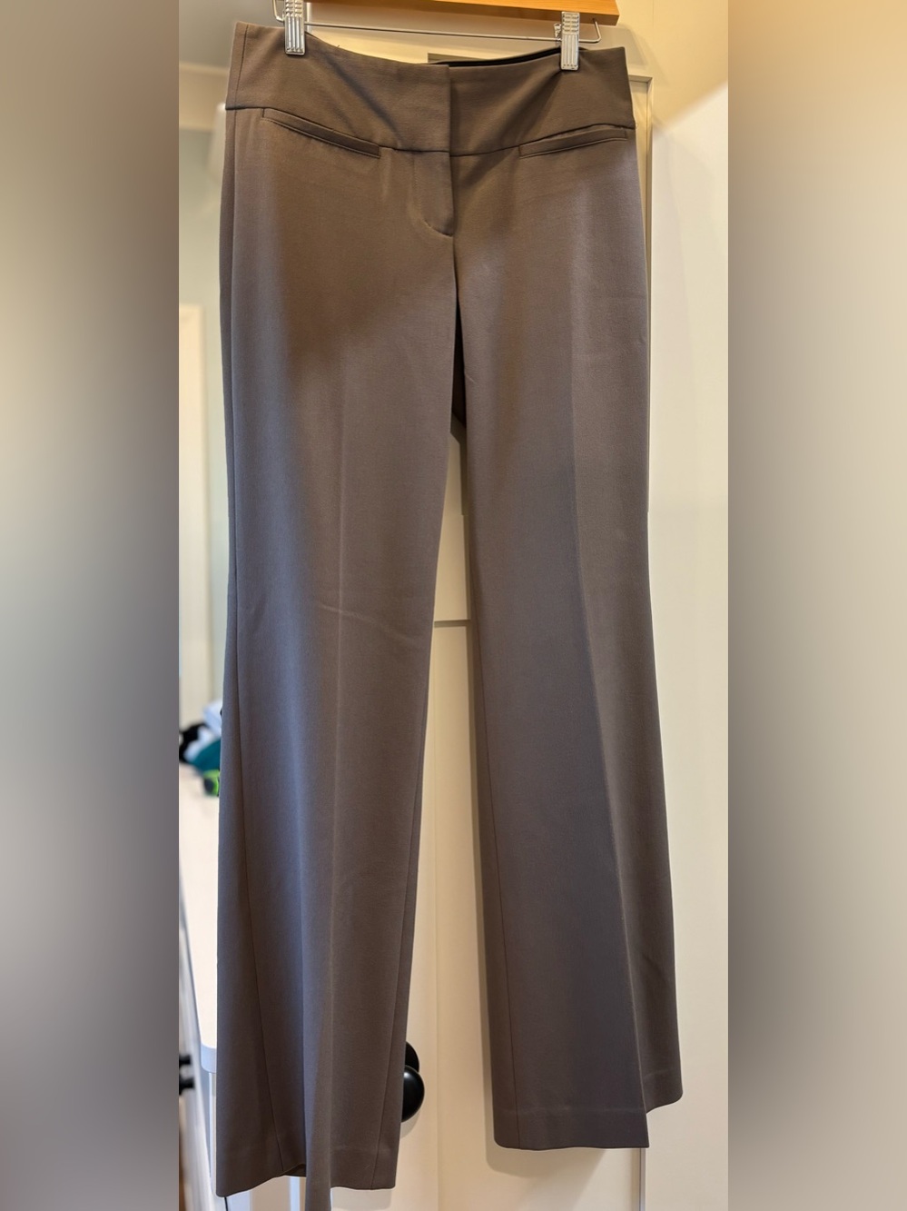 Express Editor Pants Size 2 Regular Taupe Gray 33” Inseam